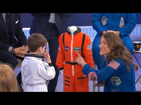 Watch: Artemis II crew surprises 5-year-old aspiring astronaut with new spacesuit