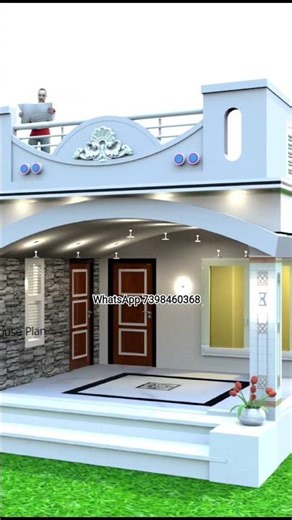 30 by 40 3bhk Moder house design 🏠 #smallhouseplans