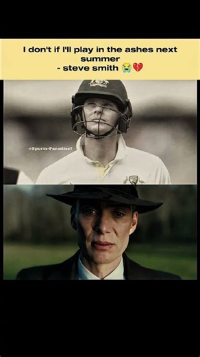 “I don’t know if I’ll play in the Ashes next summer…” 🥺🇦🇺Steve Smith. 😭💔