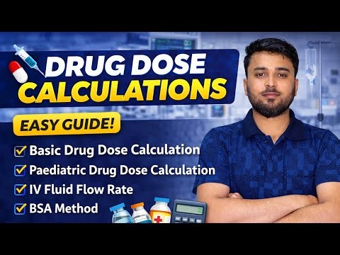 Drug dose calculations by sachin sir