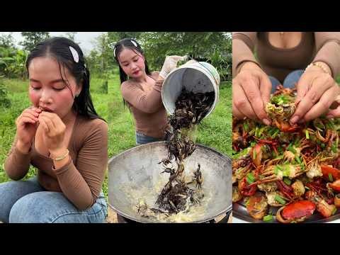 How to cook fried crab yummy recipe