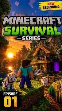 Minecraft Survival EP 2 ⚔️ #minecraft #viral #mcpe #shorts