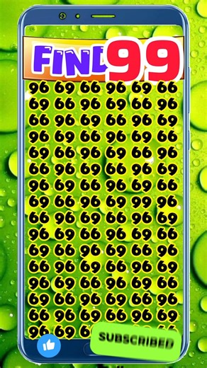 Find 99 Challenge | Only One Hidden 99! 🔍