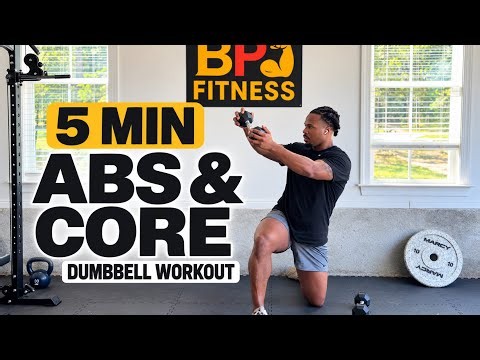 5 MIN DUMBBELL ABS & CORE WORKOUT | Build Strength & Feel the Burn