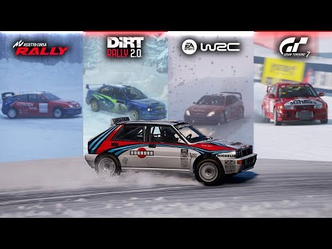 SNOW Comparison / Assetto Corsa Rally vs Dirt Rally 2.0 vs EA Sports WRC vs Gran Turismo 7 /