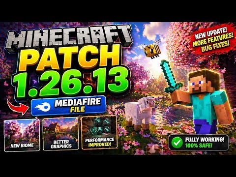 Minecraft Patch 1.26.13 Release update | Patch Minecraft 26.13 Review | Minecraft Patch 1.26.13