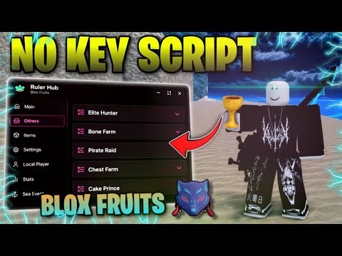 Blox Fruits No Key | Auto Boss Raid, Auto Sea Events, Auto Aura Farm, Auto Mastery 😁