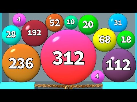Puff Up 2048 | Number Ball Merge Game - ASMR Gameplay Walkthrough Part 2