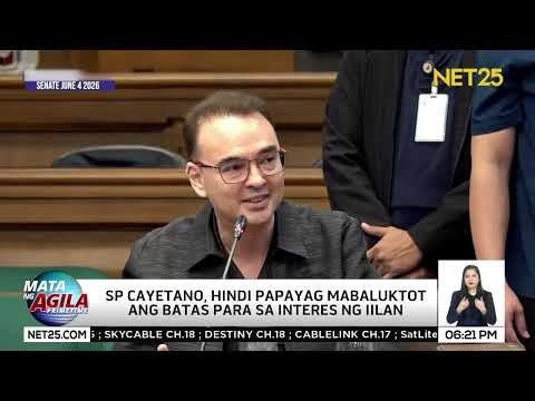 SP Cayetano, hindi papayag na baluktutin ang batas