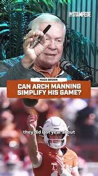 Can Arch Manning Simplify His Game?