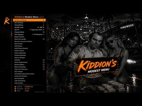 [BEST] Kiddions Mod Menu! | GTA V Mod Menu / Kiddions Cheat | GTA 5 Mod Menu