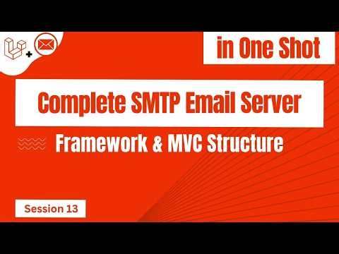 Laravel SMTP Email Server in One Shot | Complete Email Setup + MVC Structure