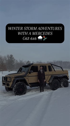 Winter Adventure in a Mercedes G63
