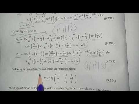 (part 9)Quantum mechanics by zettli chapter 9 problem 9.3 solution 