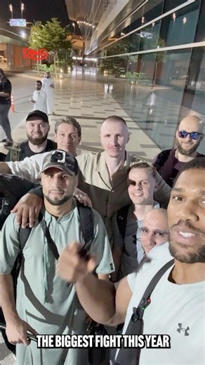 Anthony Joshua has landed in Jeddah ahead of his comeback against Kristian Prenga next Saturday 🔥