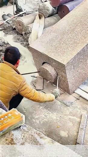 Chiseling the Core: Hand Tools Free a Stone Column's Heart
