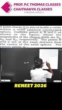 Master Cavity Electric Fields 💡 | Electric Charges and Fields RENEET 2026