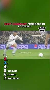Top Disrespectful Freekicks in Football History 😱 #football #shorts