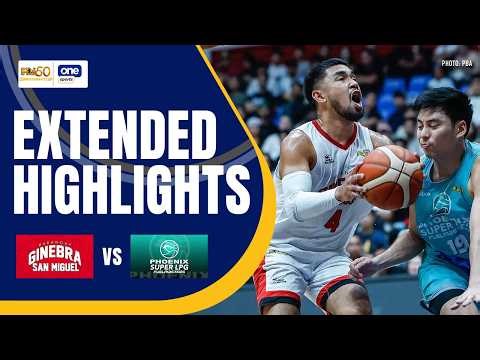 PHOENIX vs BRGY. GINEBRA | EXTENDED HIGHLIGHTS | PBA SEASON 50 COMMISSIONER’S CUP