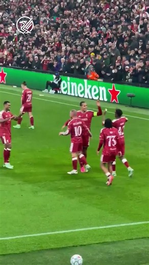 🙌 The Kop chant 'Rio' after he sets up Mac Allister for Liverpool's third against Villarreal!