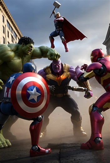 LAST STAND OF EARTH | Hulk & Captain America vs Thanos | AI Robot Army Sci-Fi Movie