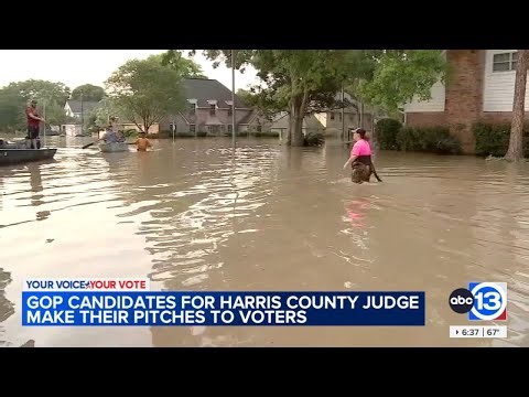 Republican candidates for Harris County Judge talk flooding, jail concerns