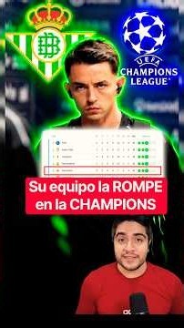 🔥BETIS CRUSHING IT in the CHAMPIONS LEAGUE WITHOUT FIDALGO #mexicannationalteam #clubamerica #rea...