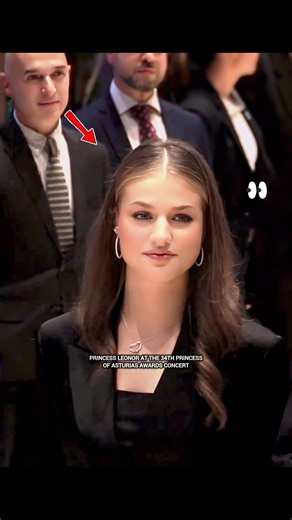 Princess Leonor at the 34th Princess of Asturias Awards Concert 🇪🇸👑 #Shorts