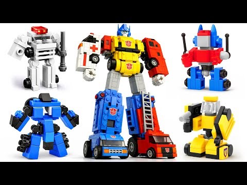I Built LEGO Optimus Prime from All Tiny Autobot Characters | FUNZ Bricks