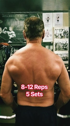 Do Upright Rows to Build Trapezius, Deltoids and Rhomboids. #fitguysover60 #strengthtraining