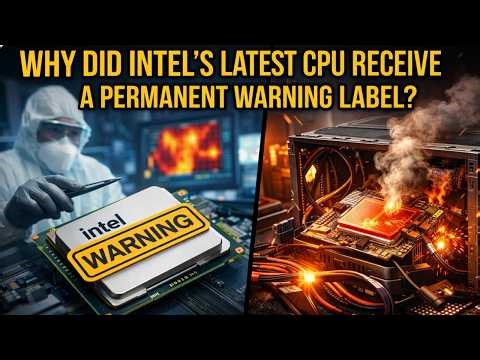 Why did Intel's latest CPU receive a permanent warning label? What happened?