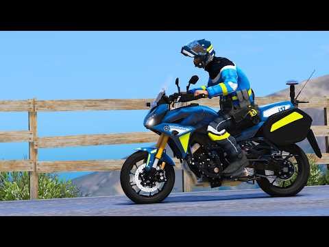PATROUILLE AVEC LA BRIGADE MOTORISÉE DE LA GENDARMERIE | GTA 5 LSPDFR