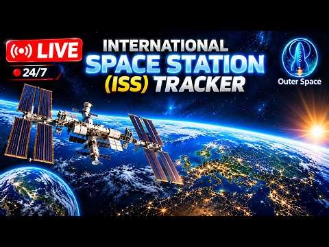 🔴 LIVE: International Space Station (ISS) Tracker & HD Earth Views 24/7 | Space Command Center