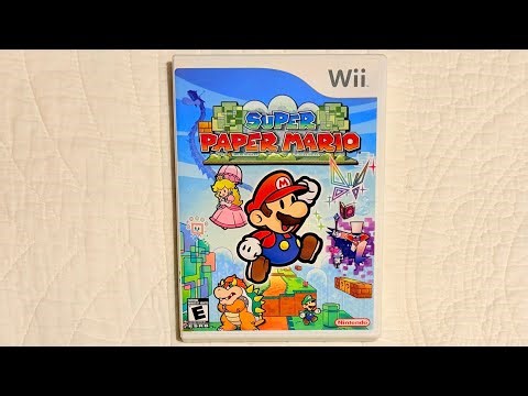 Opening to Super Paper Mario 2007 Wii Game
