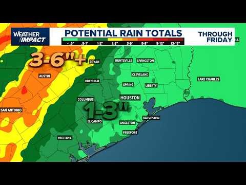 Houston weather Thursday: Hour-by-hour rain forecast and Texas flood risk