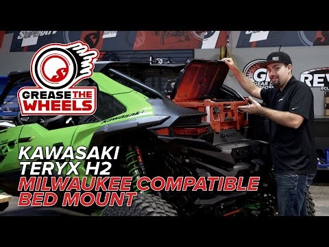 How to Install SuperATV's Milwaukee Compatible Bed Mount on a Kawasaki Teryx H2