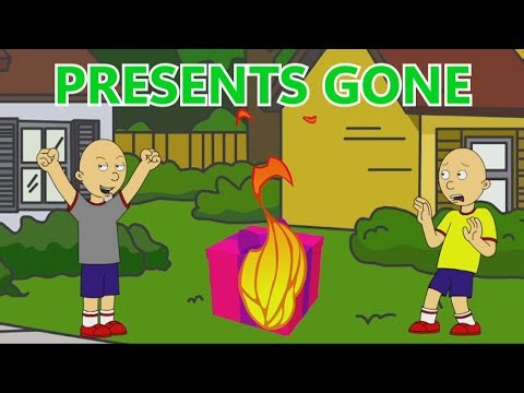 Classic Caillou Destroys his Christmas Present (GROUNDED)