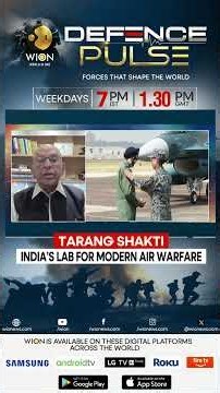Tarang Shakti India’s Lab for Modern Air Warfare | WION Defence Pulse