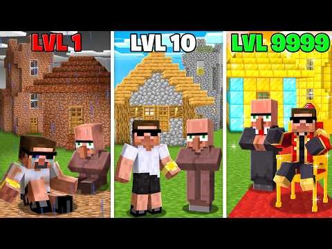 From Poor to Rich Village in Minecraft..
