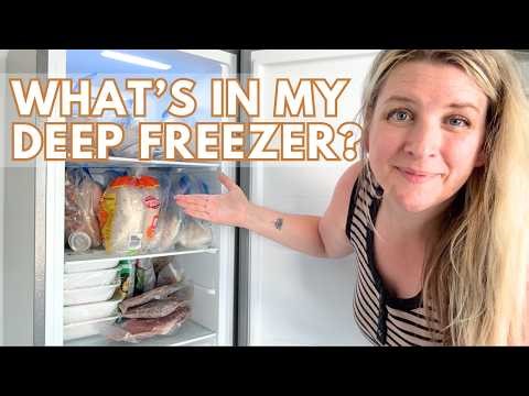 Organize My Freezer with Me | Deep Freezer Tour and Tips