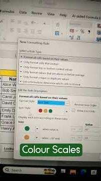 Excel Conditional Formatting / Colour Scales Explained ( beginner to Pro ) #excel