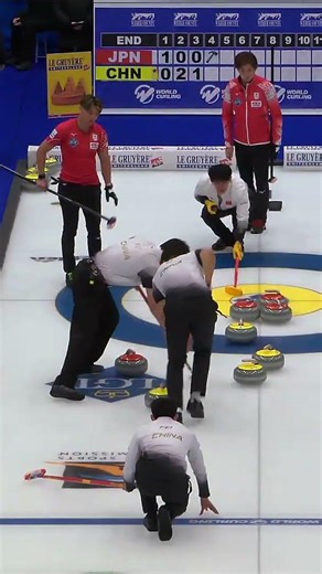Trust the sweepers! #curling