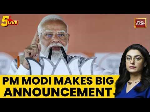 PM Modi Flags Off Amrit Bharat Trains in Varanasi, Pushes Women's Reservation | India Today