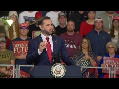 Vice President J.D. Vance visits MI 19 days before midterm elections