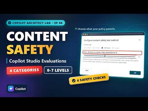 Copilot Studio Content Safety: Test Agent Replies (2026)