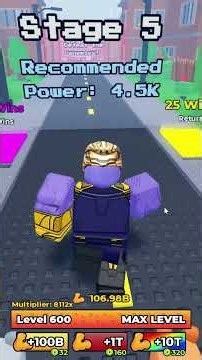 Can I beat Superhero Evolution as Thanos? #roblox #challenge #thanos