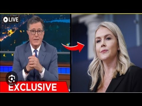 Stephen Colbert & Karoline Leavitt Interview: Unreal On-Air Meltdown!.