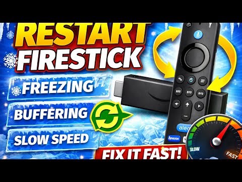Restart Firestick to Fix Freezing, Buffering & Slow Speed
