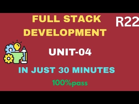 FSD UNIT4 | In just 25 minutes | 100% PASS | MUST WATCH