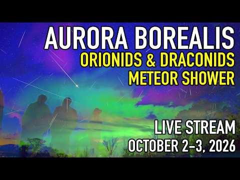 Aurora Borealis - Orionids & Draconids Meteor Shower - Batchawana Bay Oct 2-3, 2026